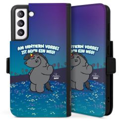 Sideflip mit langer Lasche schwarz