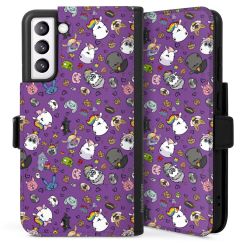 Sideflip mit langer Lasche schwarz