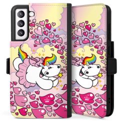 Sideflip mit langer Lasche schwarz