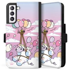 Sideflip mit langer Lasche schwarz