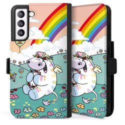 Sideflip mit langer Lasche schwarz