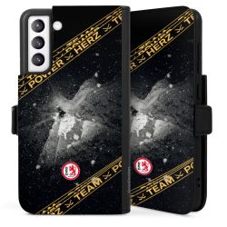 Sideflip mit langer Lasche schwarz