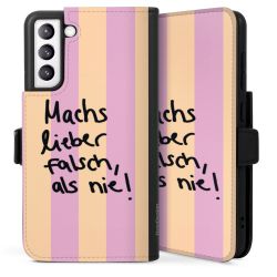 Sideflip mit langer Lasche schwarz