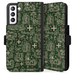 Sideflip mit langer Lasche schwarz