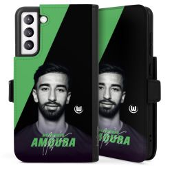 Sideflip mit langer Lasche schwarz