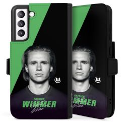 Sideflip mit langer Lasche schwarz