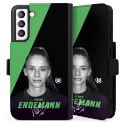 Sideflip mit langer Lasche schwarz