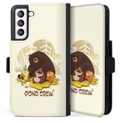 Sideflip mit langer Lasche schwarz