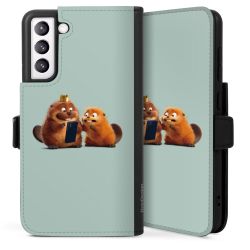 Sideflip mit langer Lasche schwarz