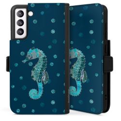 Sideflip mit langer Lasche schwarz