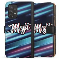 Sideflip mit langer Lasche schwarz