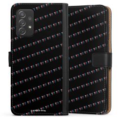 Sideflip mit langer Lasche schwarz