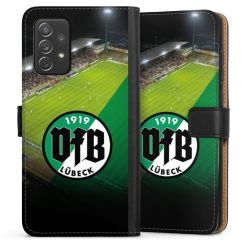 Sideflip mit langer Lasche schwarz