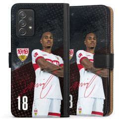 Sideflip mit langer Lasche schwarz