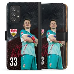 Sideflip mit langer Lasche schwarz