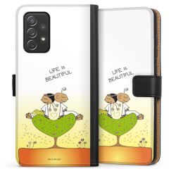 Sideflip mit langer Lasche schwarz