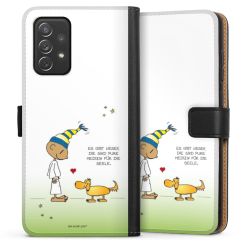 Sideflip mit langer Lasche schwarz