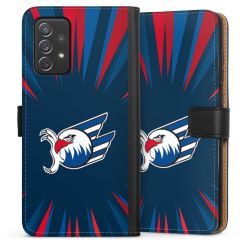 Sideflip mit langer Lasche schwarz