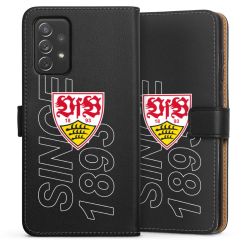 Sideflip mit langer Lasche schwarz