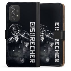 Sideflip mit langer Lasche schwarz