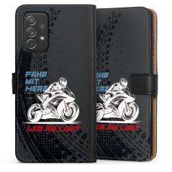 Sideflip mit langer Lasche schwarz