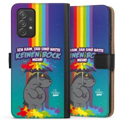 Sideflip mit langer Lasche schwarz