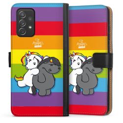 Sideflip mit langer Lasche schwarz