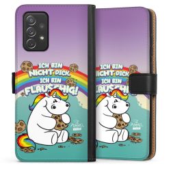 Sideflip mit langer Lasche schwarz