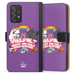 Sideflip mit langer Lasche schwarz