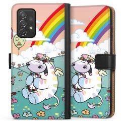 Sideflip mit langer Lasche schwarz