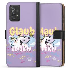 Sideflip mit langer Lasche schwarz