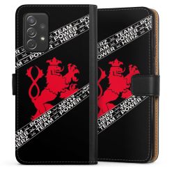 Sideflip mit langer Lasche schwarz