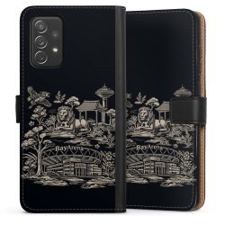 Sideflip mit langer Lasche schwarz