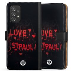 Sideflip mit langer Lasche schwarz