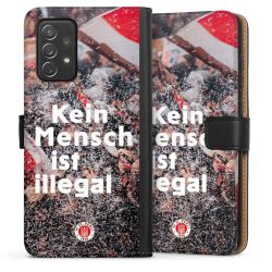 Sideflip mit langer Lasche schwarz