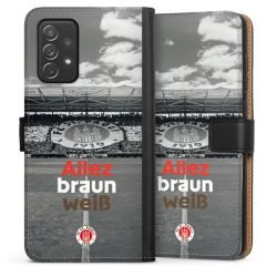 Sideflip mit langer Lasche schwarz