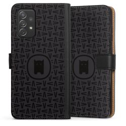 Sideflip mit langer Lasche schwarz