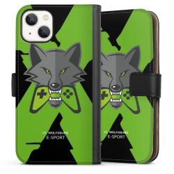 Sideflip mit Lasche schwarz