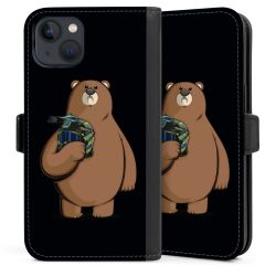 Sideflip mit Lasche schwarz