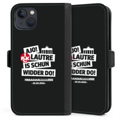 Sideflip mit Lasche schwarz