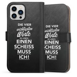 Sideflip mit langer Lasche schwarz