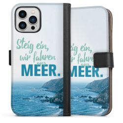 Sideflip mit langer Lasche schwarz