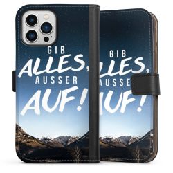 Sideflip mit langer Lasche schwarz