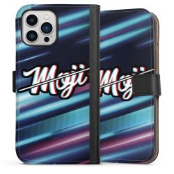 Sideflip mit langer Lasche schwarz