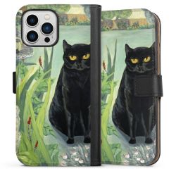 Sideflip Fodral med flap svart