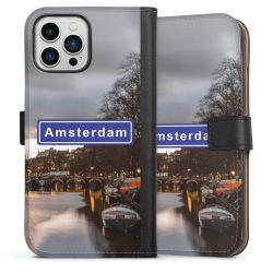 Sideflip mit langer Lasche schwarz