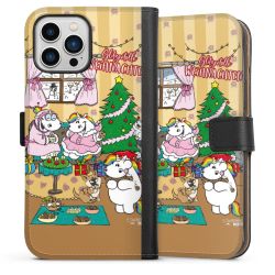 Sideflip mit langer Lasche schwarz