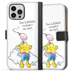 Sideflip mit langer Lasche schwarz