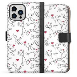 Sideflip mit langer Lasche schwarz