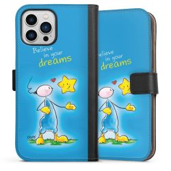 Sideflip mit langer Lasche schwarz